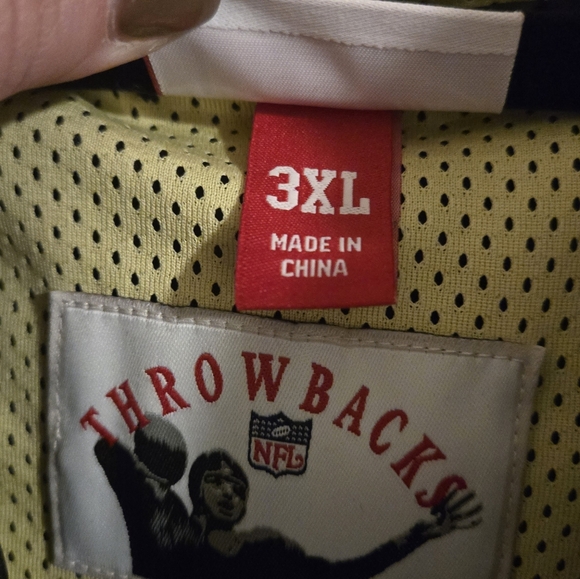 Detroit Lions Throwback Half Zip Wind Breaker - 3X - Picture 12 of 12